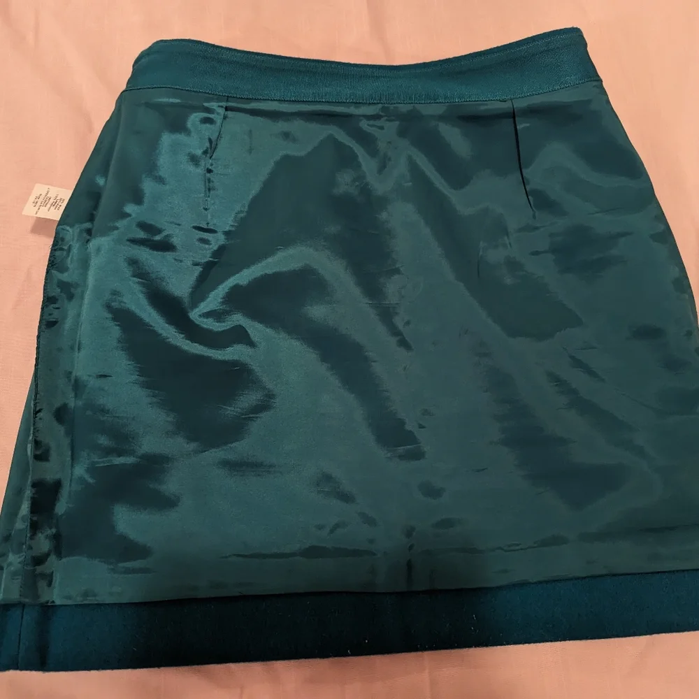 J. Crew Teal Mini Skirt